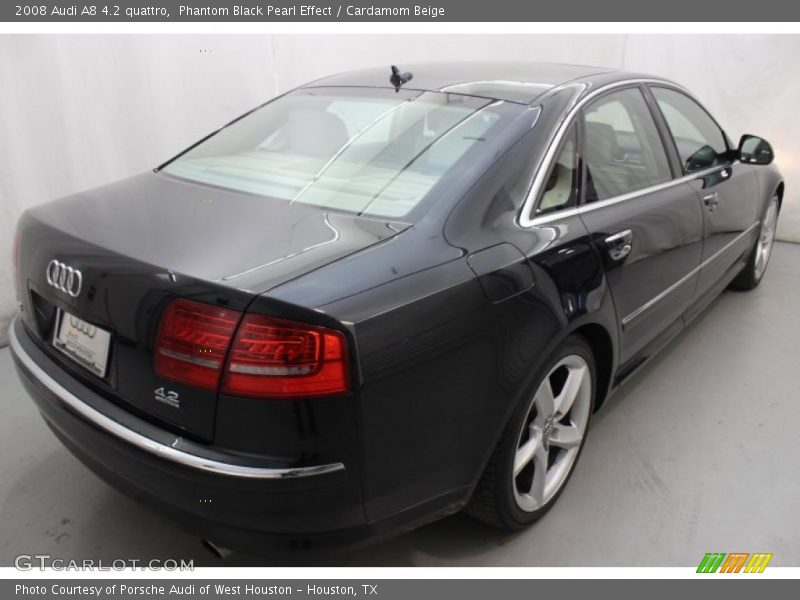 Phantom Black Pearl Effect / Cardamom Beige 2008 Audi A8 4.2 quattro