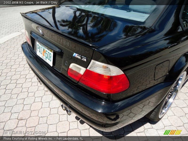 Jet Black / Grey 2002 BMW M3 Coupe