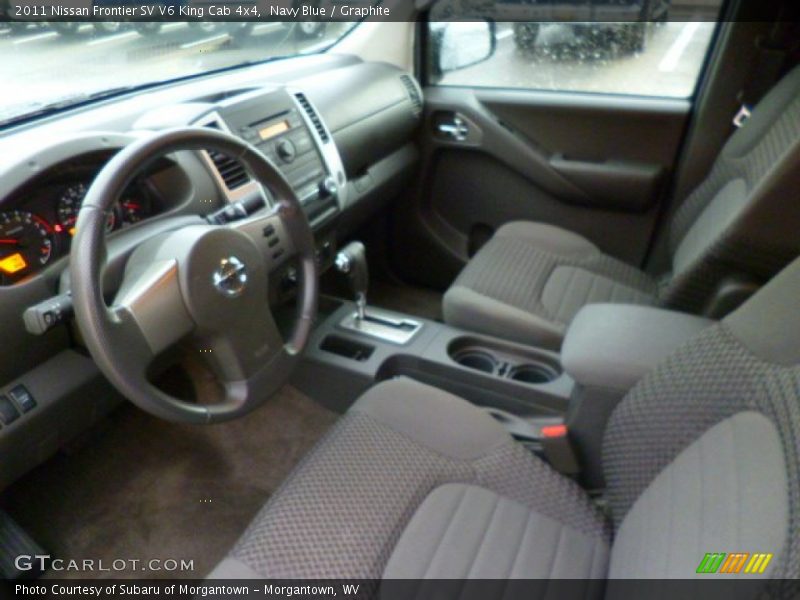 Navy Blue / Graphite 2011 Nissan Frontier SV V6 King Cab 4x4