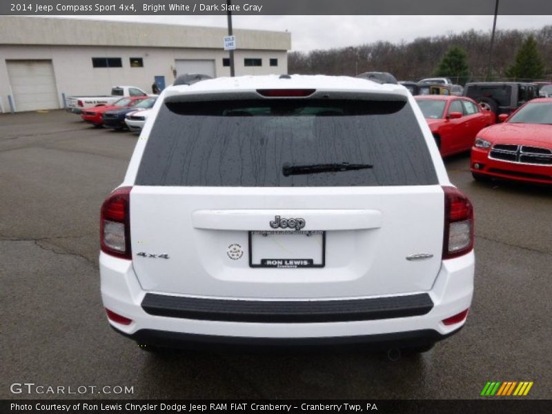 Bright White / Dark Slate Gray 2014 Jeep Compass Sport 4x4