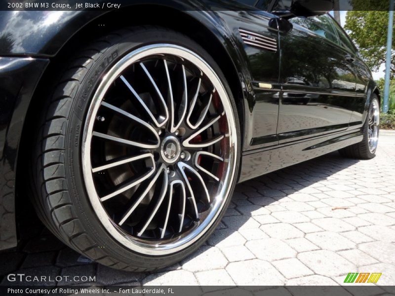 Jet Black / Grey 2002 BMW M3 Coupe