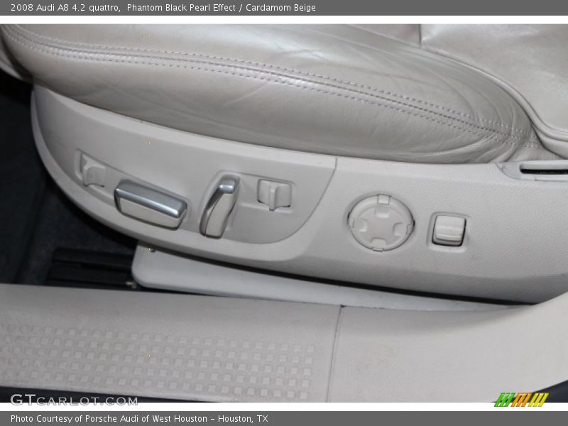 Phantom Black Pearl Effect / Cardamom Beige 2008 Audi A8 4.2 quattro