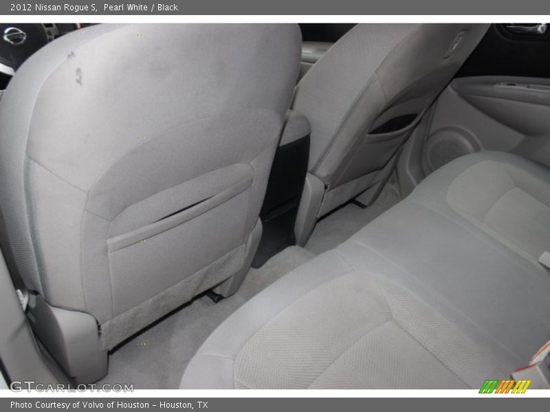 Pearl White / Black 2012 Nissan Rogue S