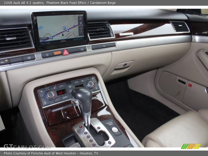 Phantom Black Pearl Effect / Cardamom Beige 2008 Audi A8 4.2 quattro