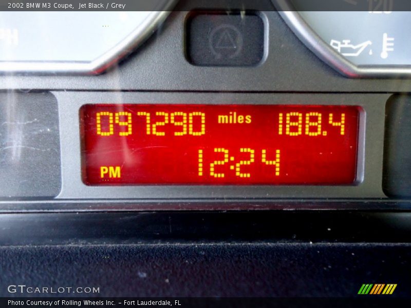 Jet Black / Grey 2002 BMW M3 Coupe