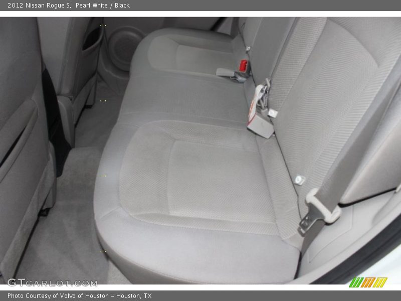 Pearl White / Black 2012 Nissan Rogue S