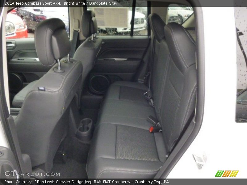 Bright White / Dark Slate Gray 2014 Jeep Compass Sport 4x4