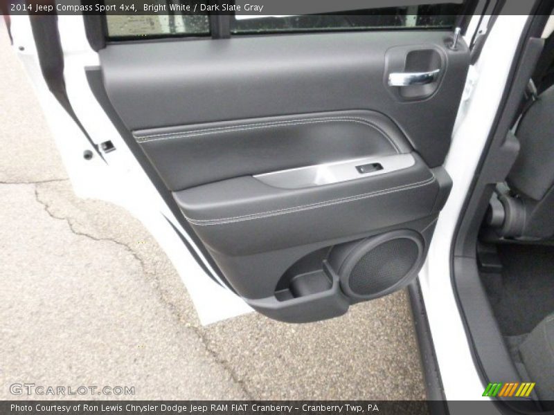 Bright White / Dark Slate Gray 2014 Jeep Compass Sport 4x4