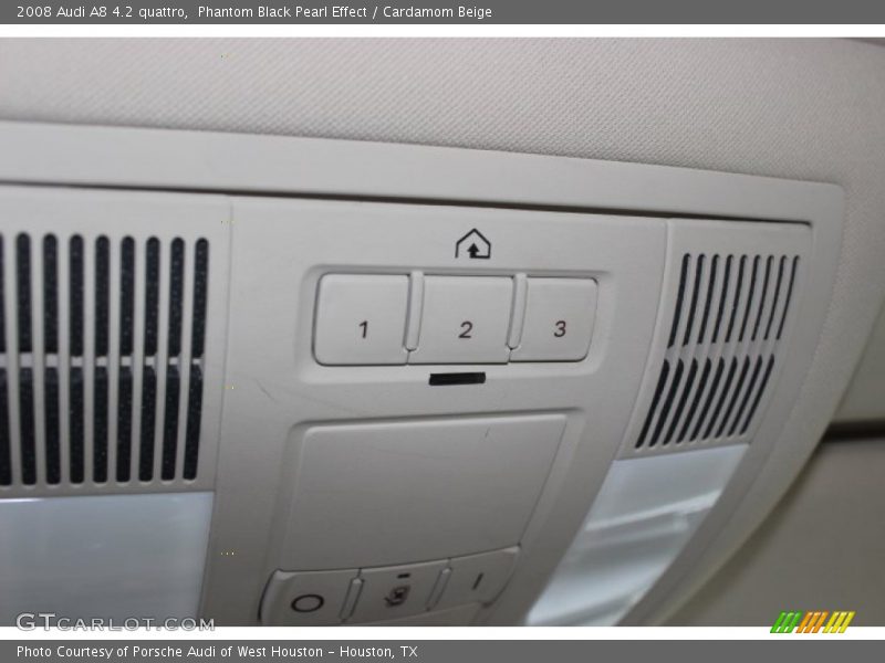 Phantom Black Pearl Effect / Cardamom Beige 2008 Audi A8 4.2 quattro