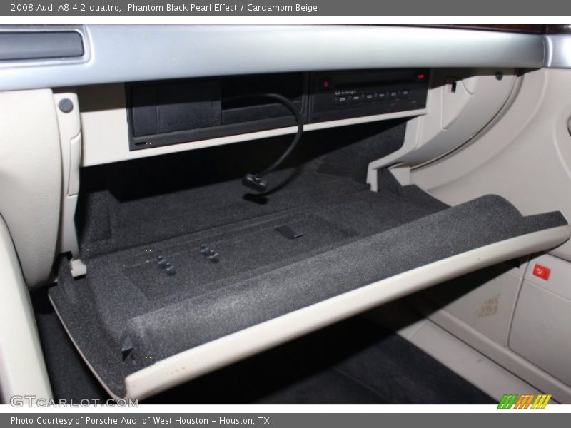 Phantom Black Pearl Effect / Cardamom Beige 2008 Audi A8 4.2 quattro