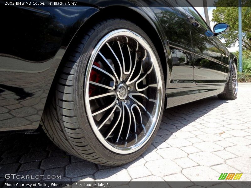 Jet Black / Grey 2002 BMW M3 Coupe