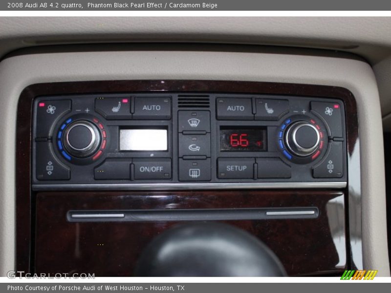 Phantom Black Pearl Effect / Cardamom Beige 2008 Audi A8 4.2 quattro
