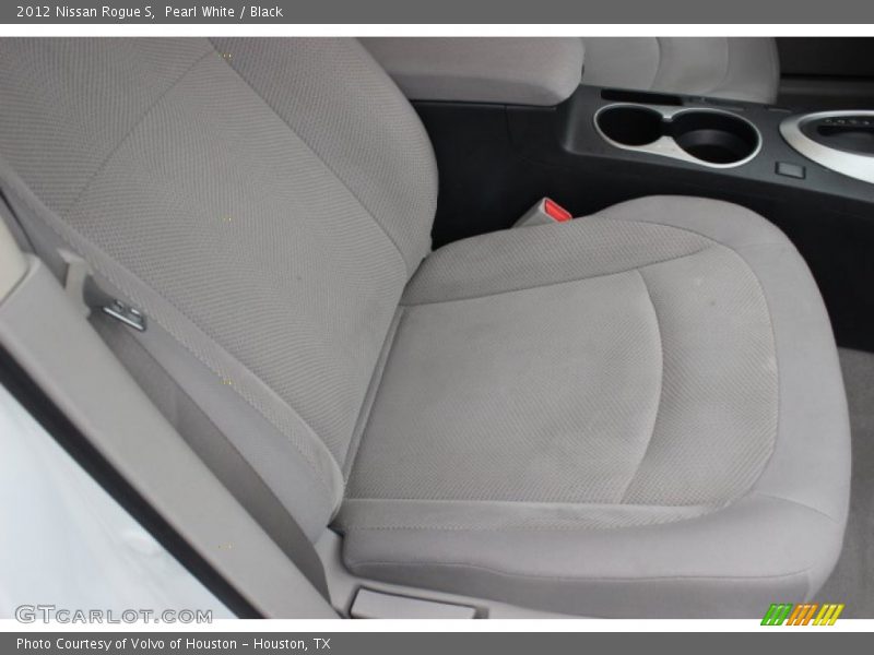 Pearl White / Black 2012 Nissan Rogue S
