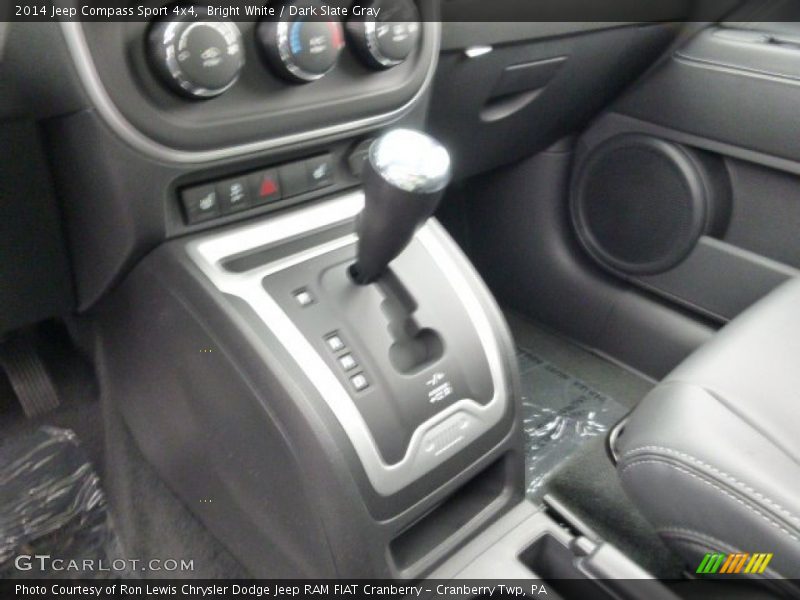 Bright White / Dark Slate Gray 2014 Jeep Compass Sport 4x4