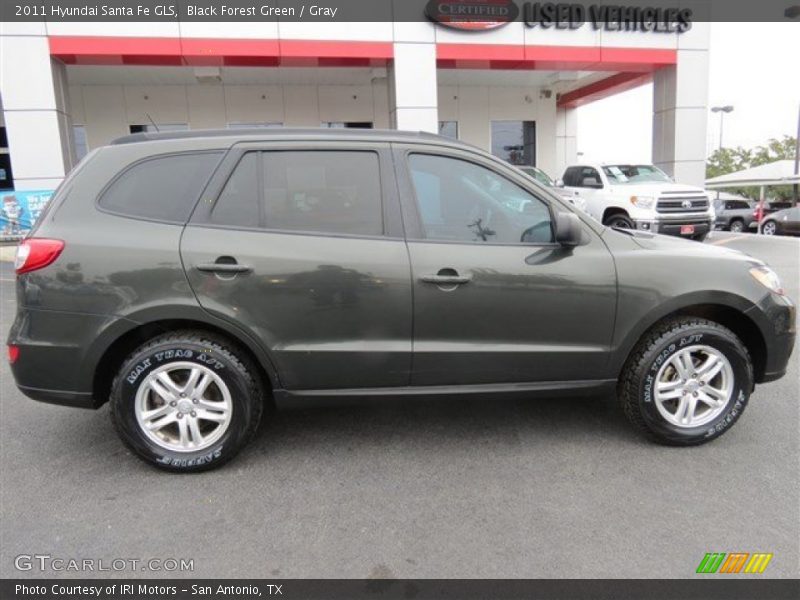 Black Forest Green / Gray 2011 Hyundai Santa Fe GLS