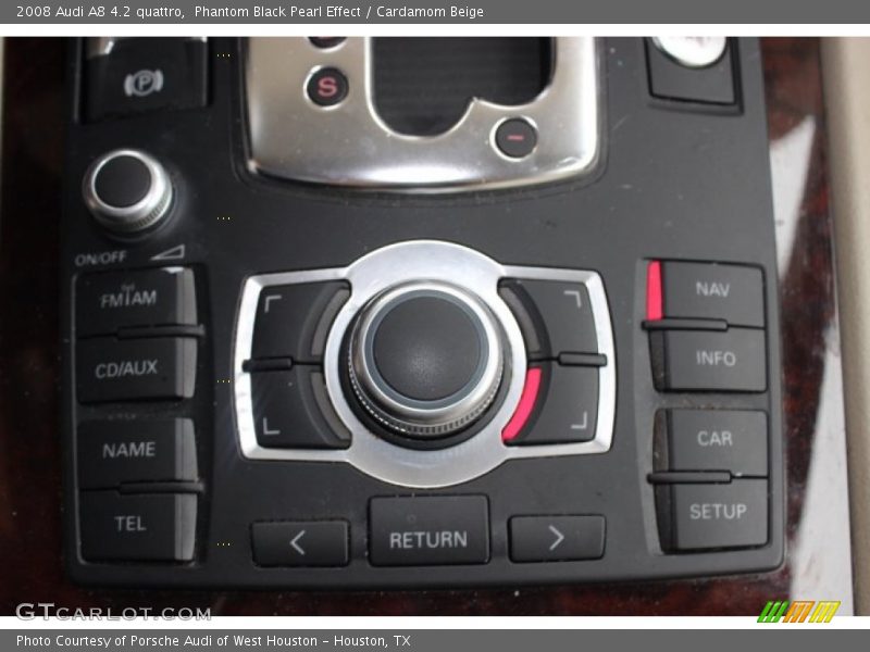 Phantom Black Pearl Effect / Cardamom Beige 2008 Audi A8 4.2 quattro