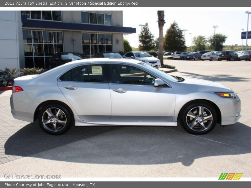 Silver Moon / Special Edition Ebony/Red 2013 Acura TSX Special Edition