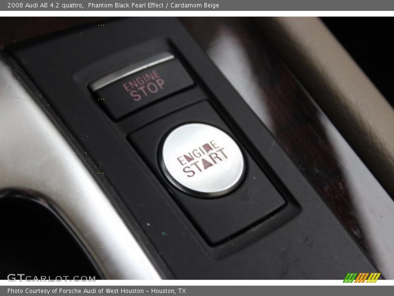 Phantom Black Pearl Effect / Cardamom Beige 2008 Audi A8 4.2 quattro