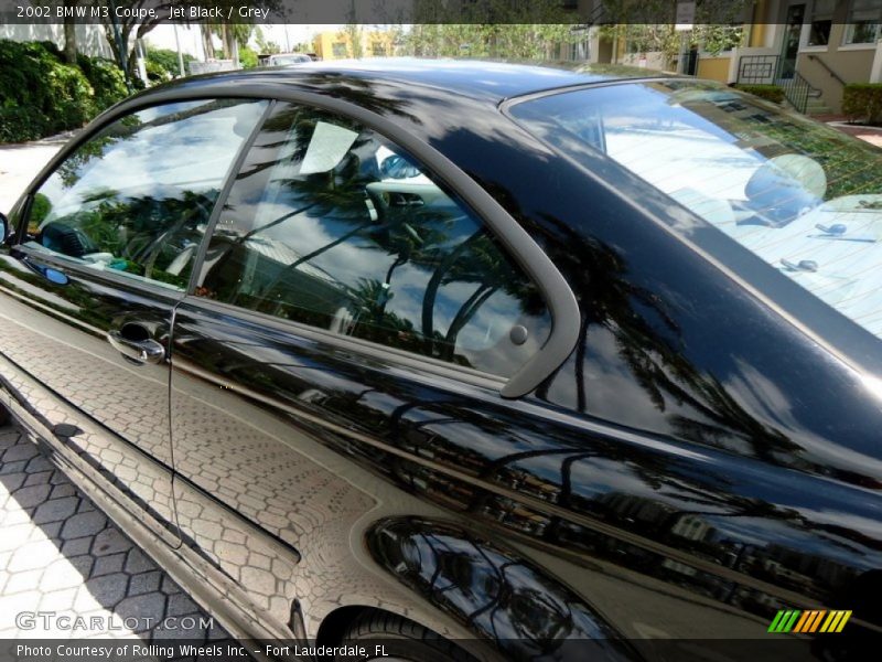 Jet Black / Grey 2002 BMW M3 Coupe