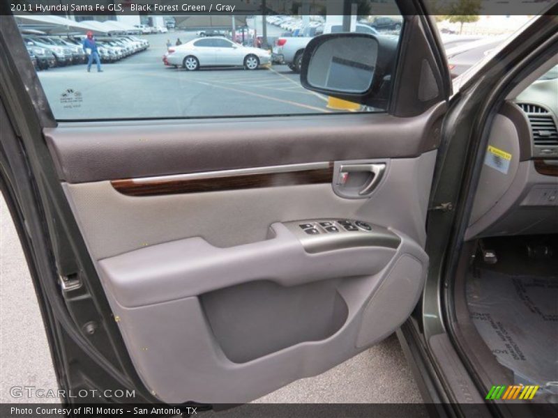 Black Forest Green / Gray 2011 Hyundai Santa Fe GLS