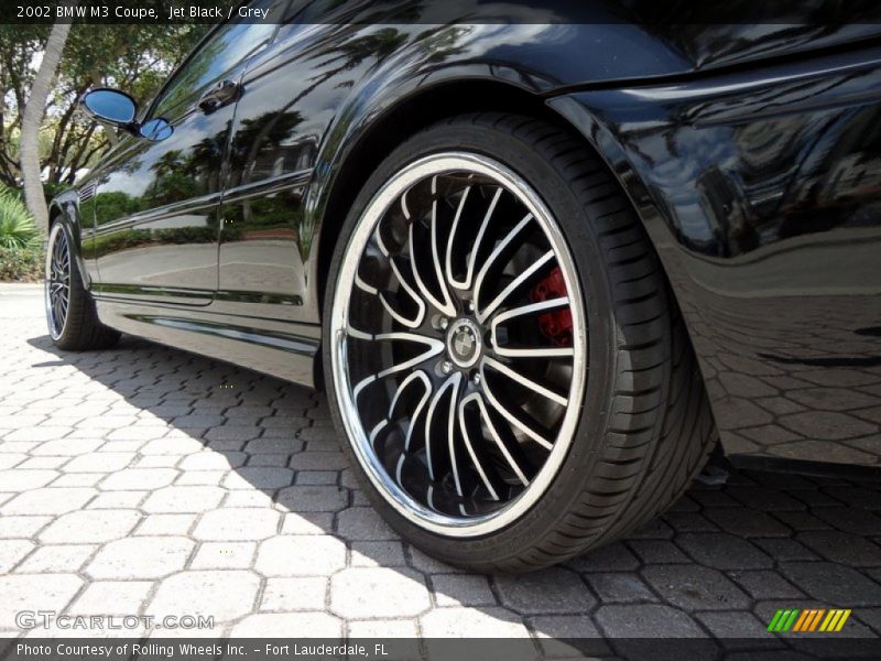 Jet Black / Grey 2002 BMW M3 Coupe