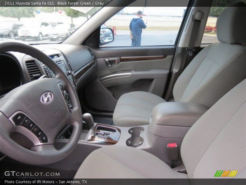 Black Forest Green / Gray 2011 Hyundai Santa Fe GLS