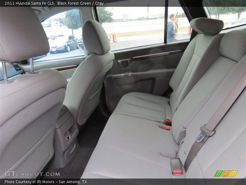 Black Forest Green / Gray 2011 Hyundai Santa Fe GLS