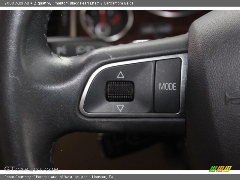 Phantom Black Pearl Effect / Cardamom Beige 2008 Audi A8 4.2 quattro