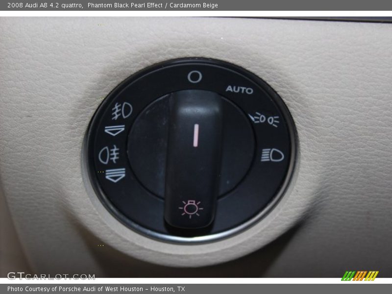 Phantom Black Pearl Effect / Cardamom Beige 2008 Audi A8 4.2 quattro