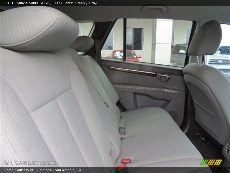 Black Forest Green / Gray 2011 Hyundai Santa Fe GLS