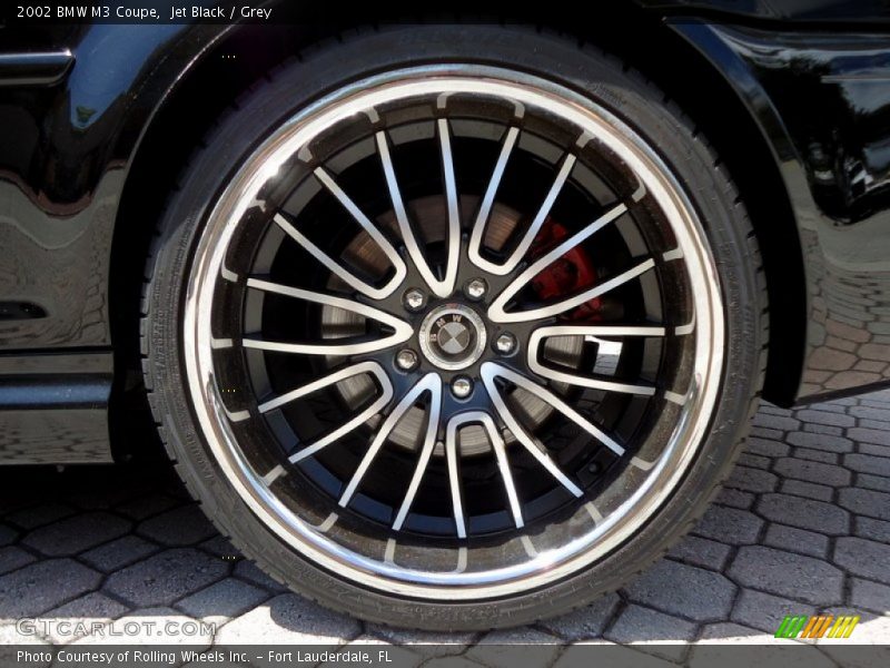 Jet Black / Grey 2002 BMW M3 Coupe