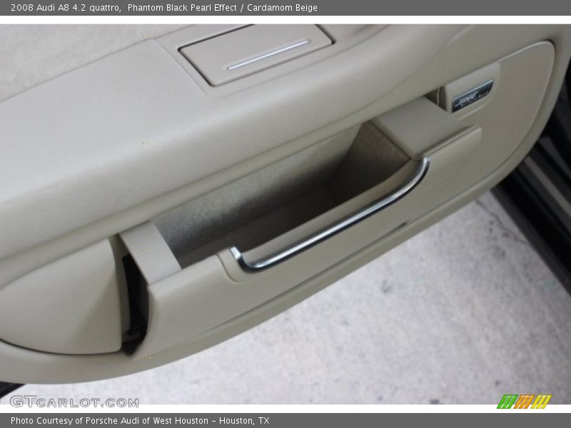 Phantom Black Pearl Effect / Cardamom Beige 2008 Audi A8 4.2 quattro