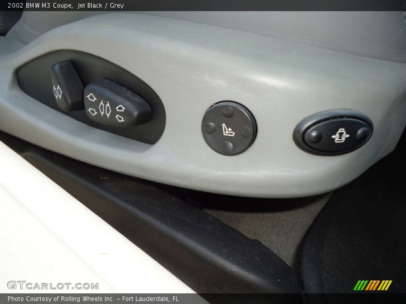 Jet Black / Grey 2002 BMW M3 Coupe