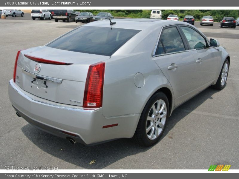 Light Platinum / Ebony 2008 Cadillac CTS Sedan
