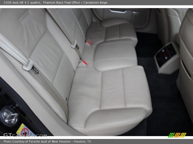 Phantom Black Pearl Effect / Cardamom Beige 2008 Audi A8 4.2 quattro