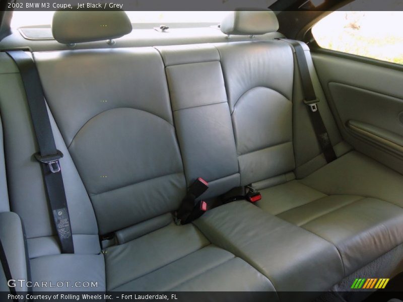 Jet Black / Grey 2002 BMW M3 Coupe