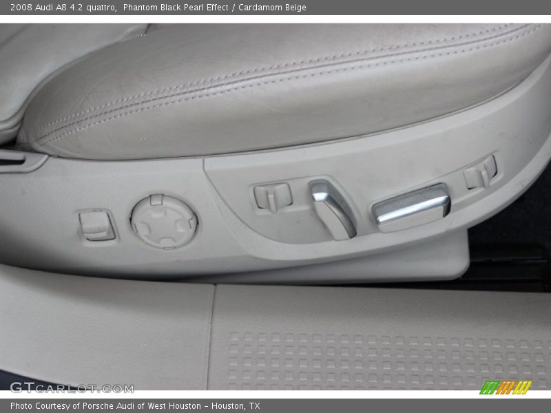 Phantom Black Pearl Effect / Cardamom Beige 2008 Audi A8 4.2 quattro
