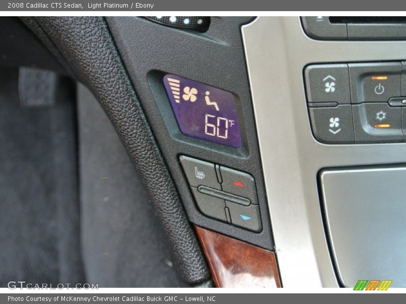 Light Platinum / Ebony 2008 Cadillac CTS Sedan