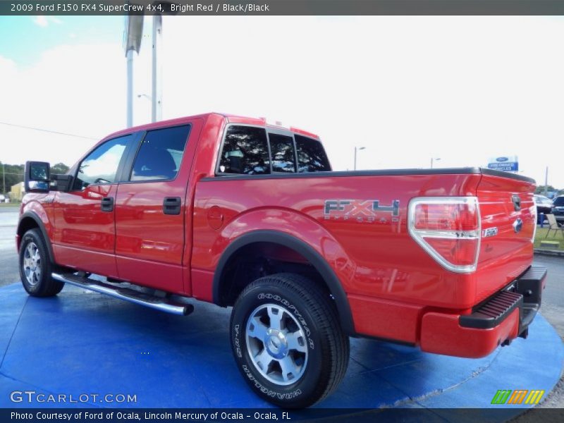 Bright Red / Black/Black 2009 Ford F150 FX4 SuperCrew 4x4