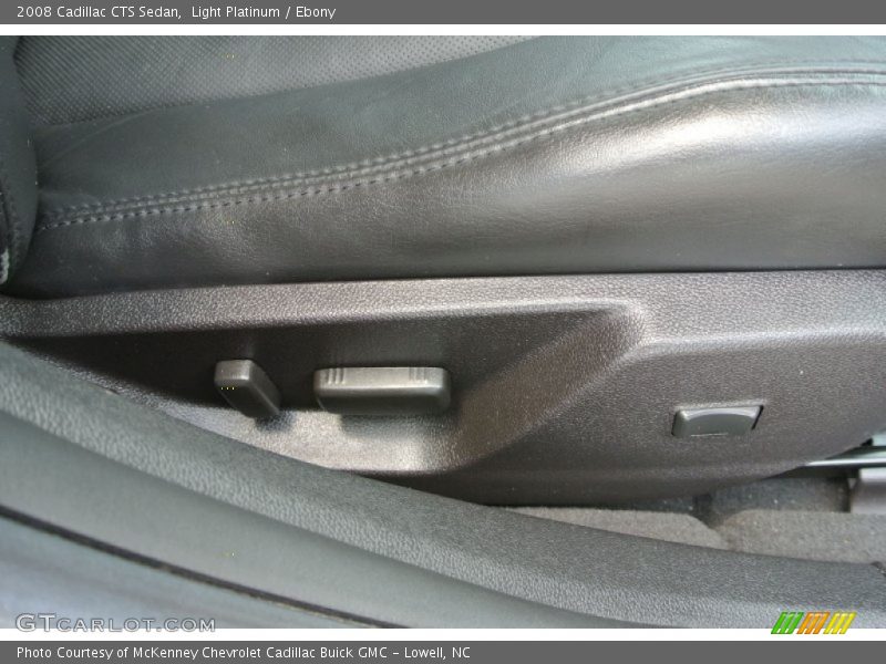 Light Platinum / Ebony 2008 Cadillac CTS Sedan