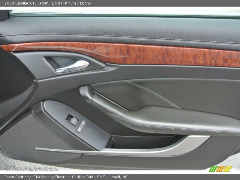 Light Platinum / Ebony 2008 Cadillac CTS Sedan