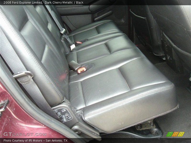Dark Cherry Metallic / Black 2008 Ford Explorer Limited