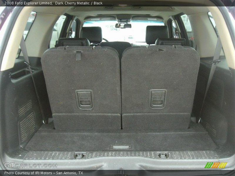 Dark Cherry Metallic / Black 2008 Ford Explorer Limited