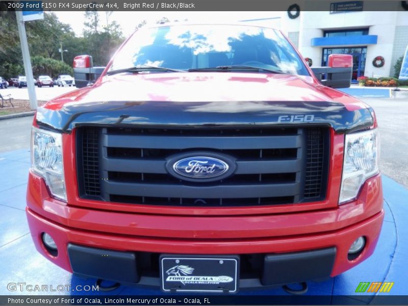Bright Red / Black/Black 2009 Ford F150 FX4 SuperCrew 4x4