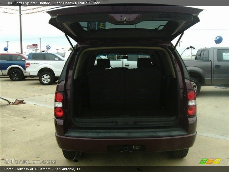 Dark Cherry Metallic / Black 2008 Ford Explorer Limited
