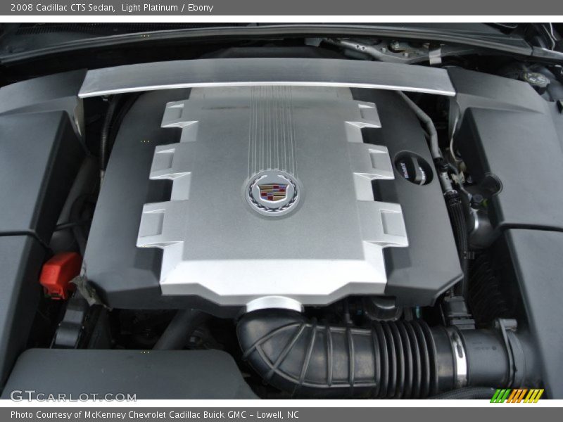 Light Platinum / Ebony 2008 Cadillac CTS Sedan