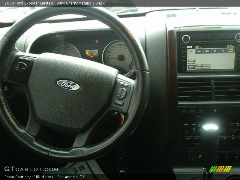 Dark Cherry Metallic / Black 2008 Ford Explorer Limited