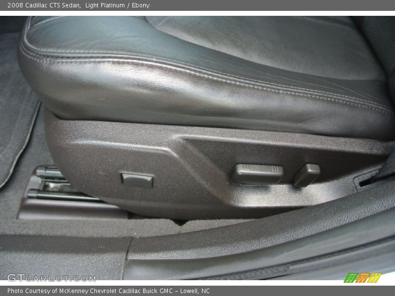 Light Platinum / Ebony 2008 Cadillac CTS Sedan