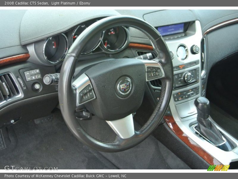 Light Platinum / Ebony 2008 Cadillac CTS Sedan