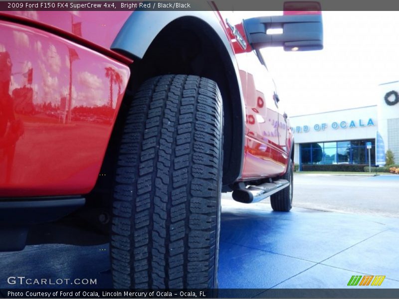 Bright Red / Black/Black 2009 Ford F150 FX4 SuperCrew 4x4